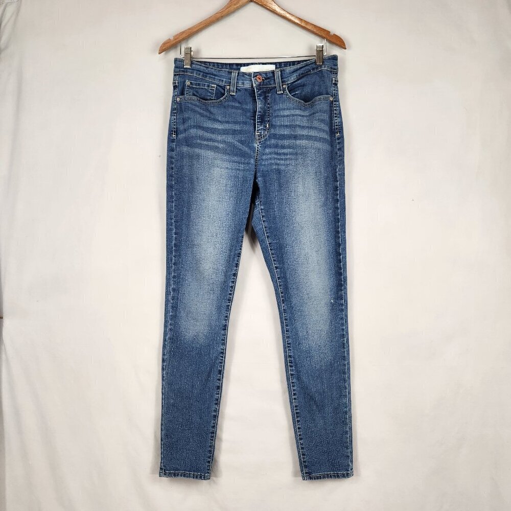 Levi Strauss Signature Totally Shaping Skinny Denim Jeans Women's 10 M Blue